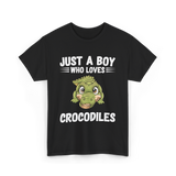 Just A Boy Crocodiles T-Shirt - Black