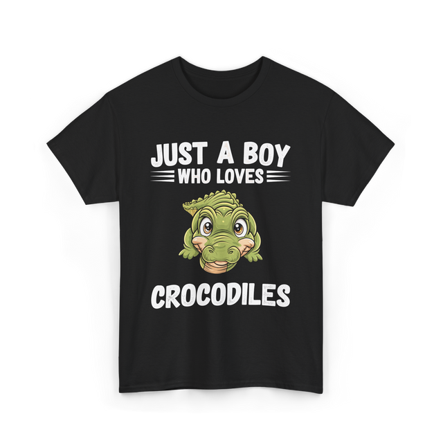 Just A Boy Crocodiles T-Shirt - Black