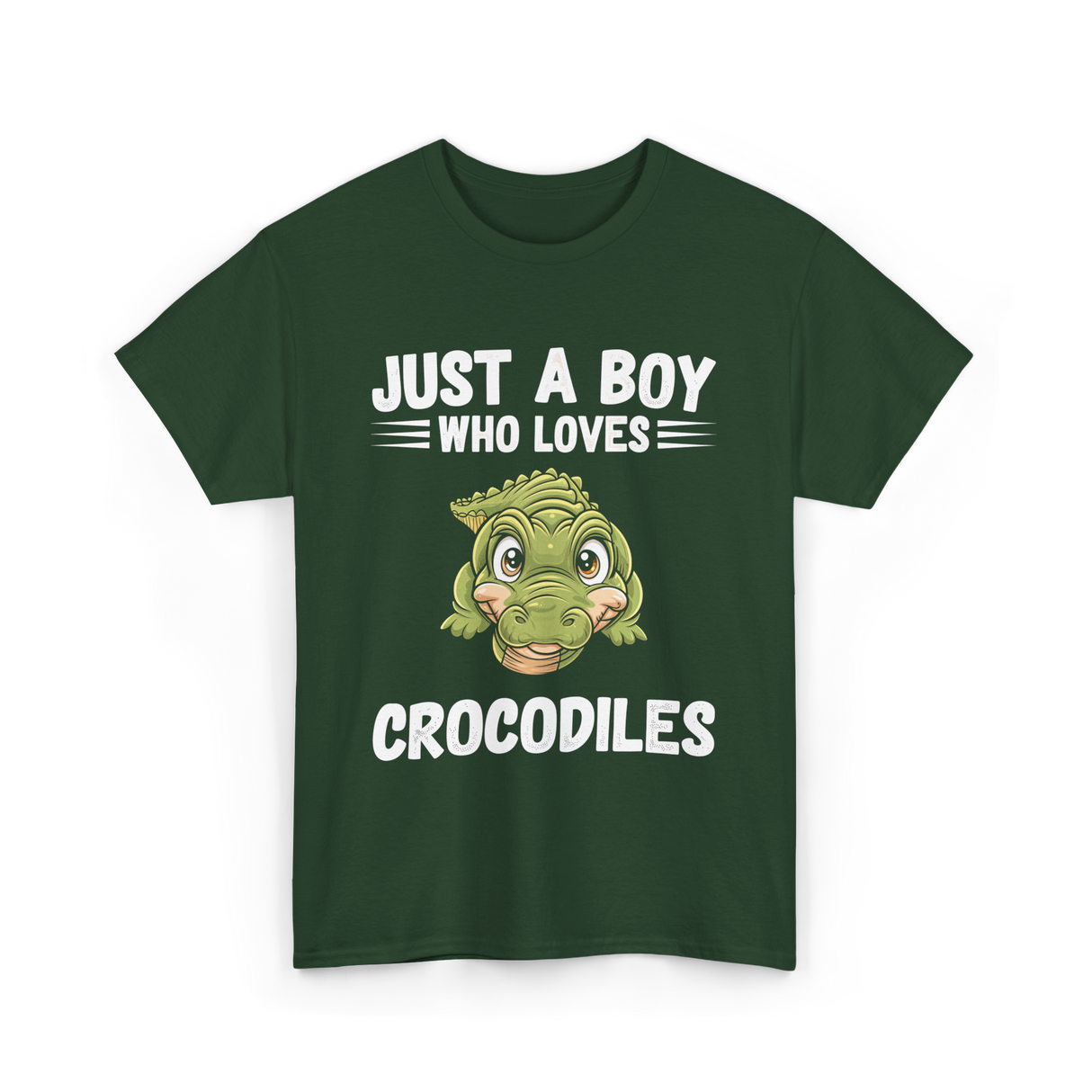 Just A Boy Crocodiles T-Shirt - Forest Green