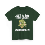 Just A Boy Crocodiles T-Shirt - Forest Green