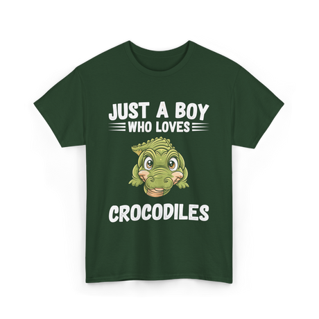 Just A Boy Crocodiles T-Shirt - Forest Green