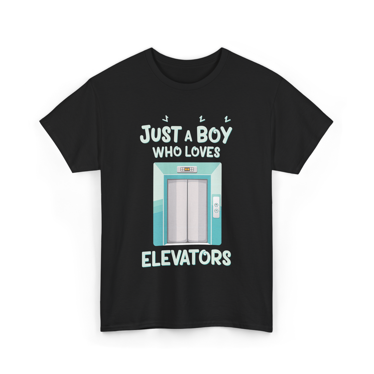 Just a Boy Elevators T-Shirt - Black