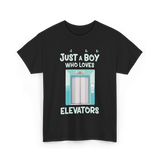 Just a Boy Elevators T-Shirt - Black