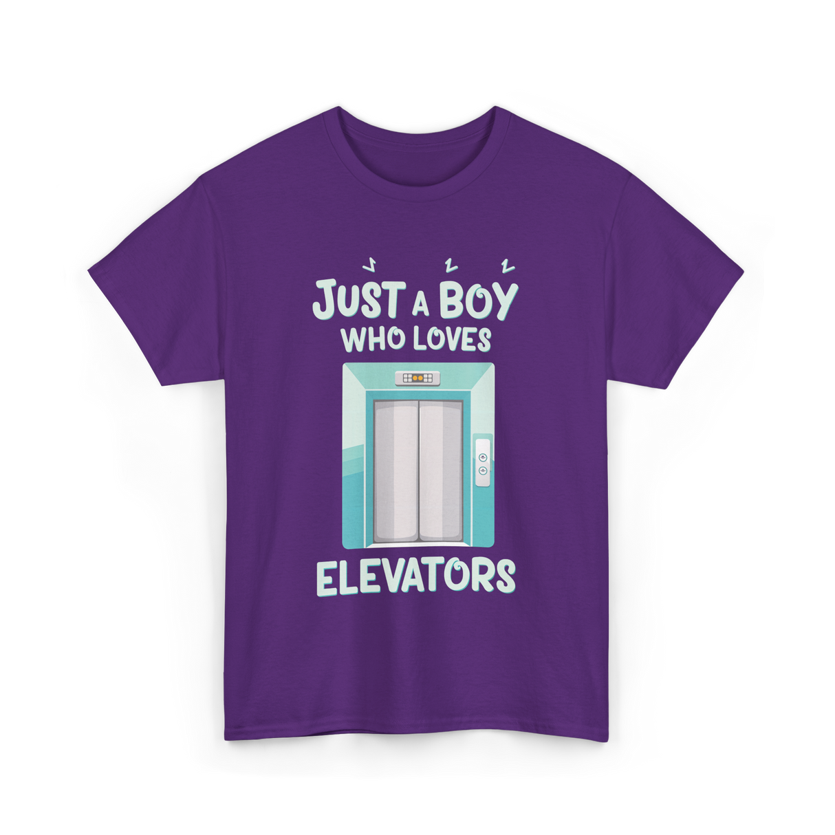 Just a Boy Elevators T-Shirt - Purple