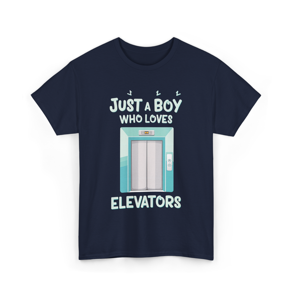 Just a Boy Elevators T-Shirt - Navy