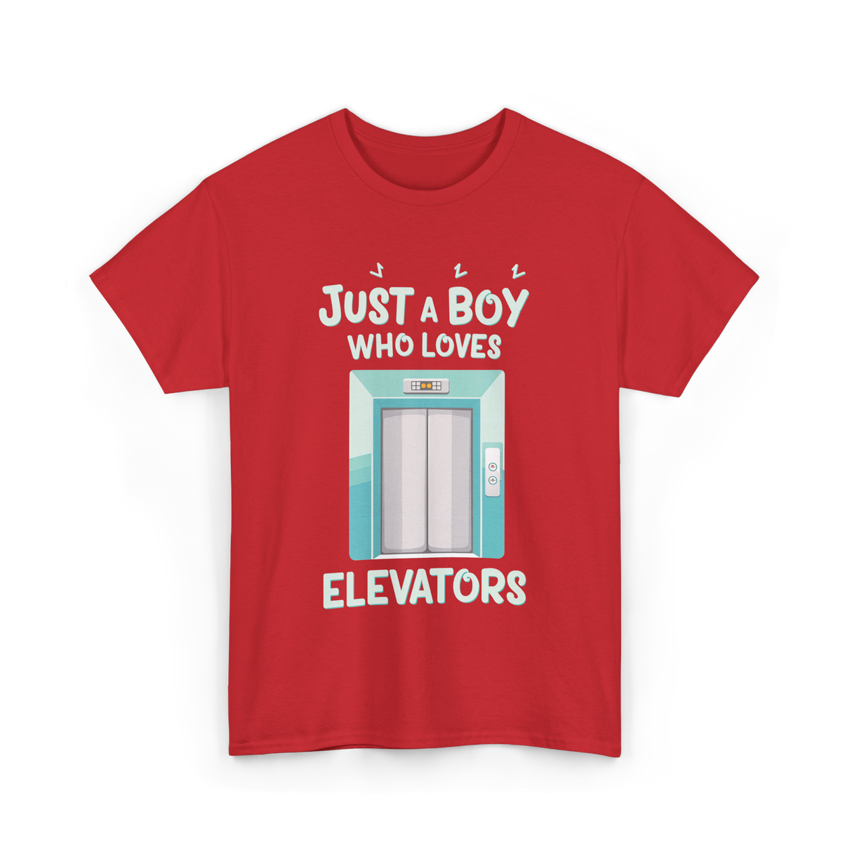 Just a Boy Elevators T-Shirt - Red