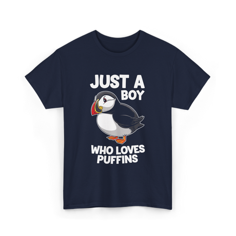 Just a Boy Puffins Puffin T-Shirt - Navy