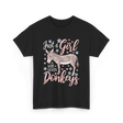 Just a Girl Donkeys Love T-Shirt - Black