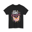 Just A Girl Who Loves Chickens Chicken T-Shirt - Black