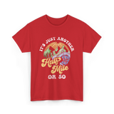 Just Another Half Mile Hiking T-Shirt - Red