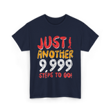 Just Another Steps Hiking Walking T-Shirt - Navy