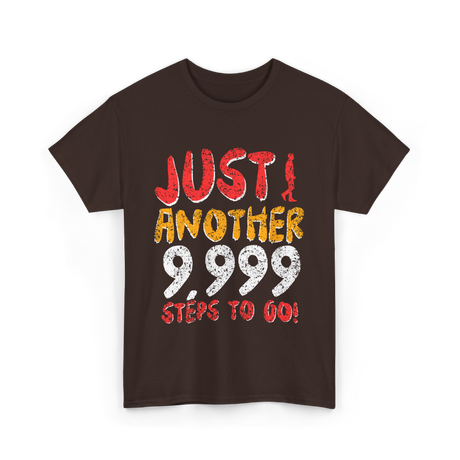 Just Another Steps Hiking Walking T-Shirt - Dark Chocolate