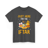 Just Here For The Iftar Ramadan T-Shirt - Dark Heather