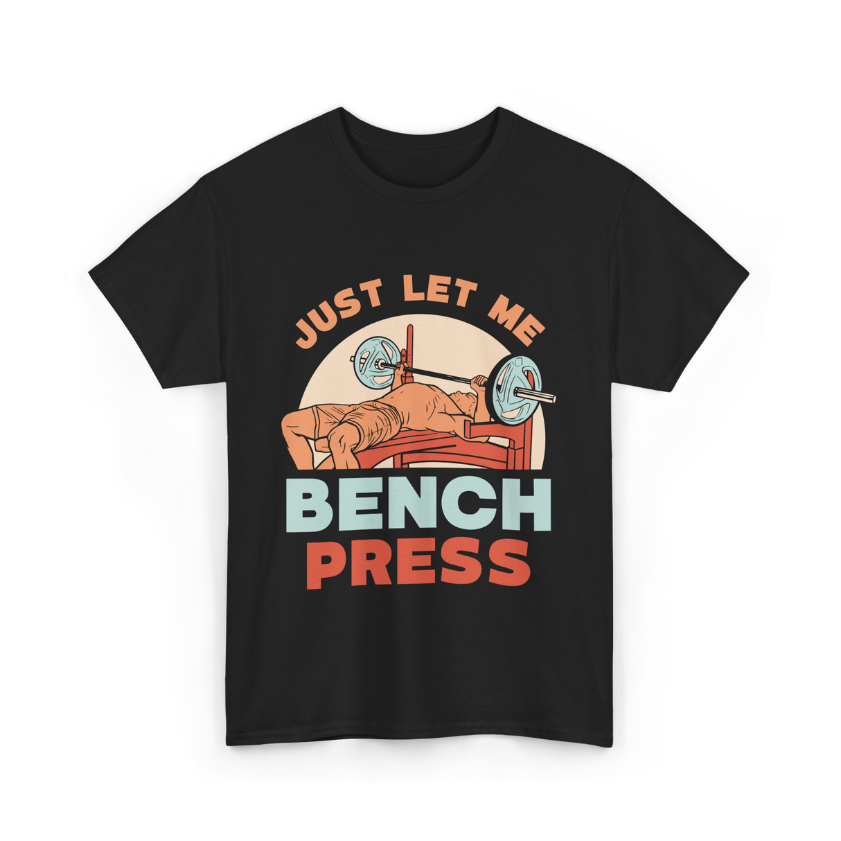 Just Let Me Weightlifting T-Shirt - Black