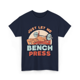 Just Let Me Weightlifting T-Shirt - Navy