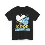 K-POP Grandma K-Pop Lover T-Shirt - Black