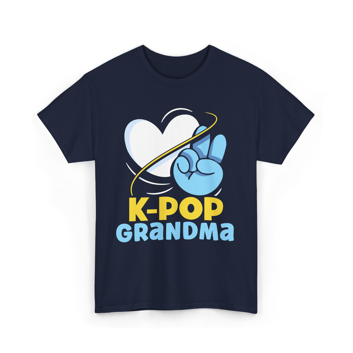 K-POP Grandma K-Pop Lover T-Shirt - Navy