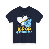 K-POP Grandma K-Pop Lover T-Shirt - Navy