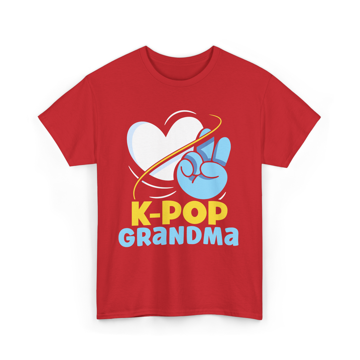 K-POP Grandma K-Pop Lover T-Shirt - Red