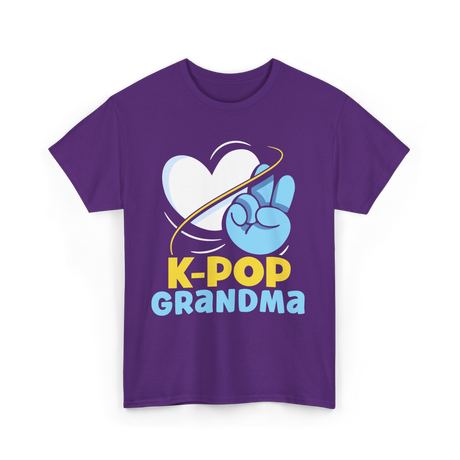 K-POP Grandma K-Pop Lover T-Shirt - Purple