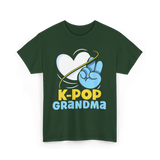 K-POP Grandma K-Pop Lover T-Shirt - Forest Green