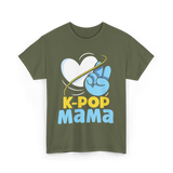 K Pop Mama K Pop T-Shirt - Military Green