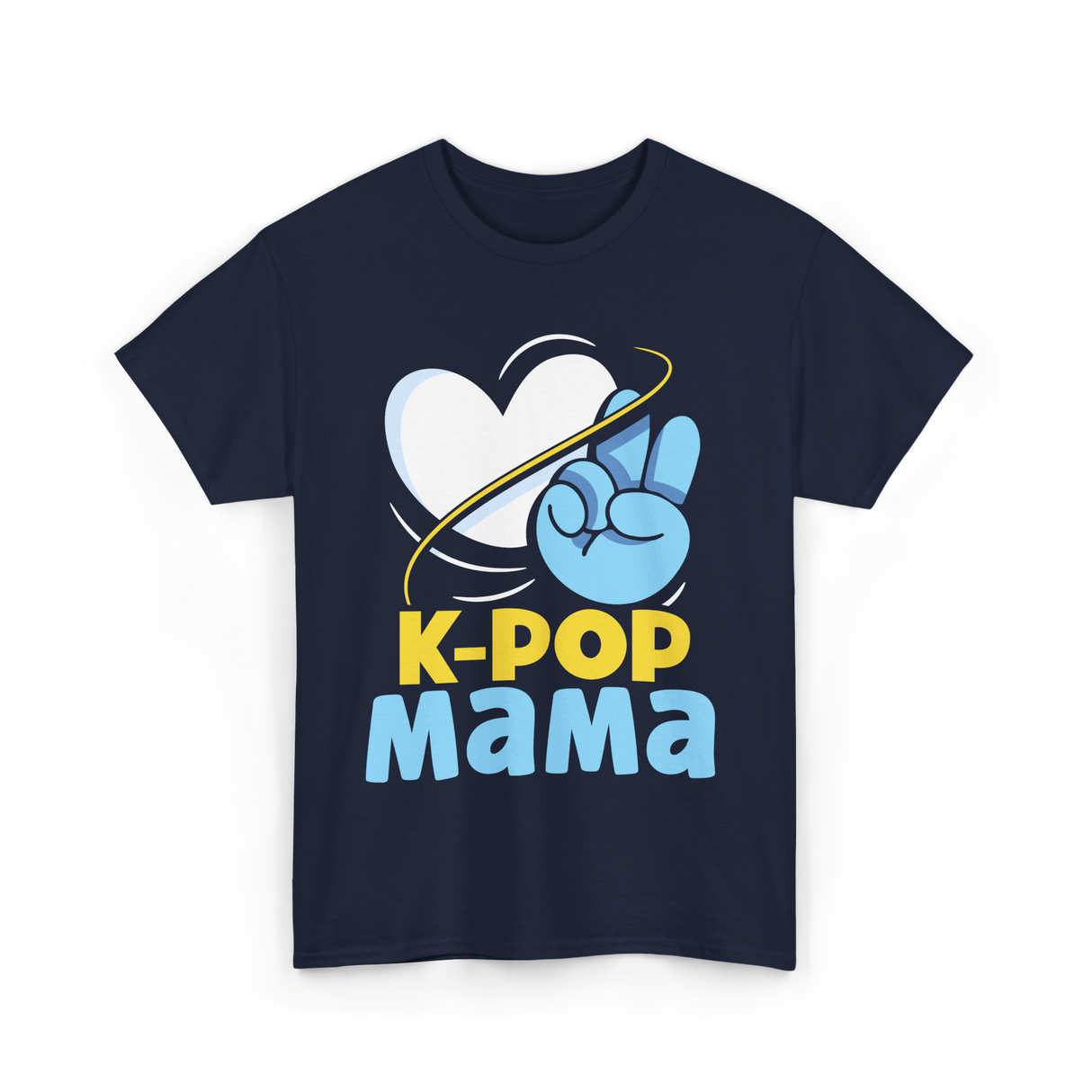 K Pop Mama K Pop T-Shirt - Navy