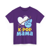 K Pop Mama K Pop T-Shirt - Purple