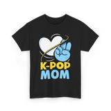 K-Pop Mom K-Pop Music T-Shirt - Black