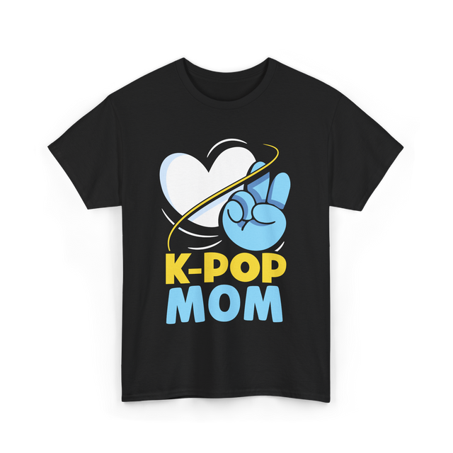 K-Pop Mom K-Pop Music T-Shirt - Black