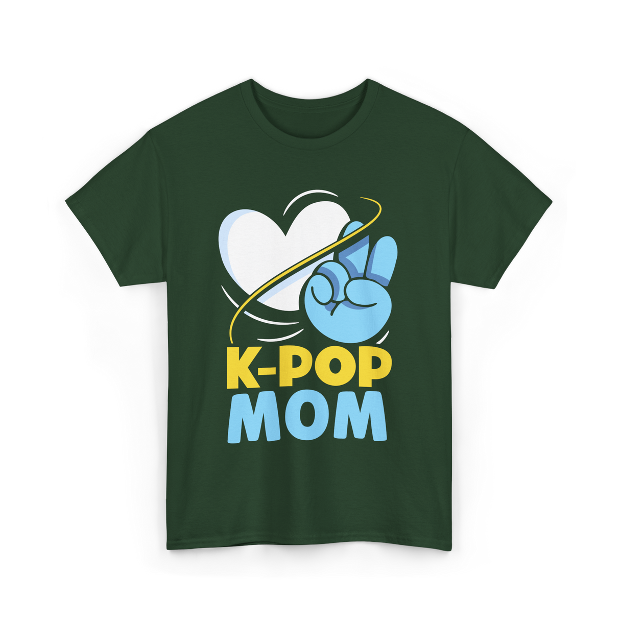 K-Pop Mom K-Pop Music T-Shirt - Forest Green