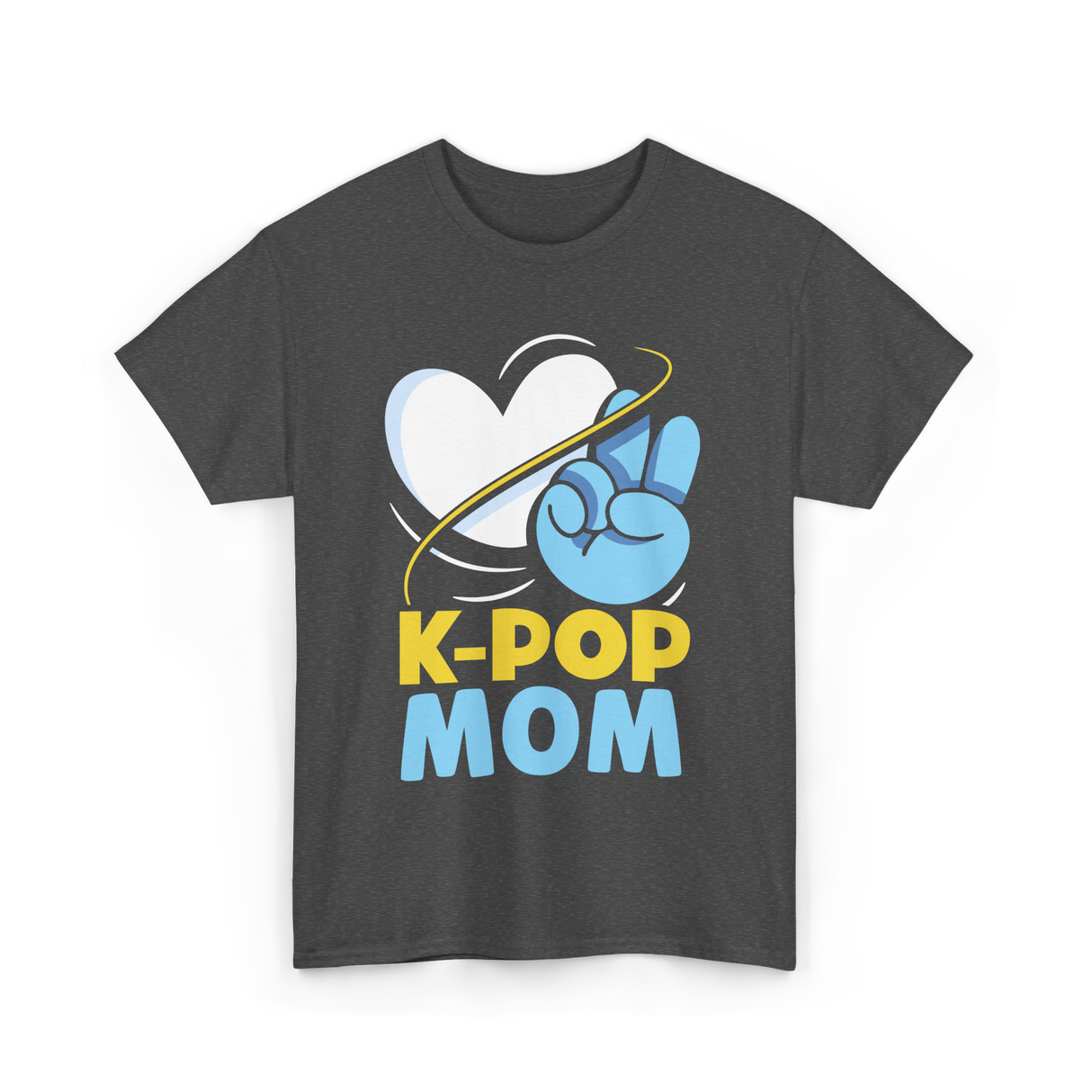 K-Pop Mom K-Pop Music T-Shirt - Dark Heather