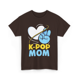 K-Pop Mom K-Pop Music T-Shirt - Dark Chocolate