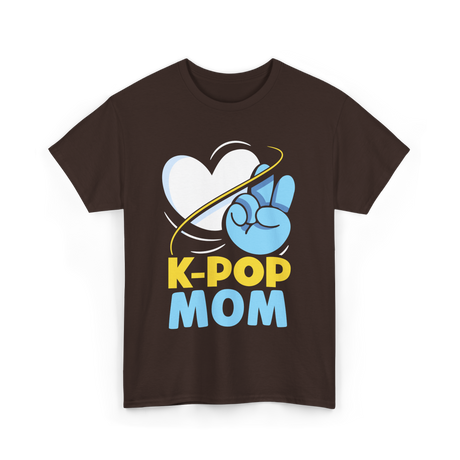 K-Pop Mom K-Pop Music T-Shirt - Dark Chocolate