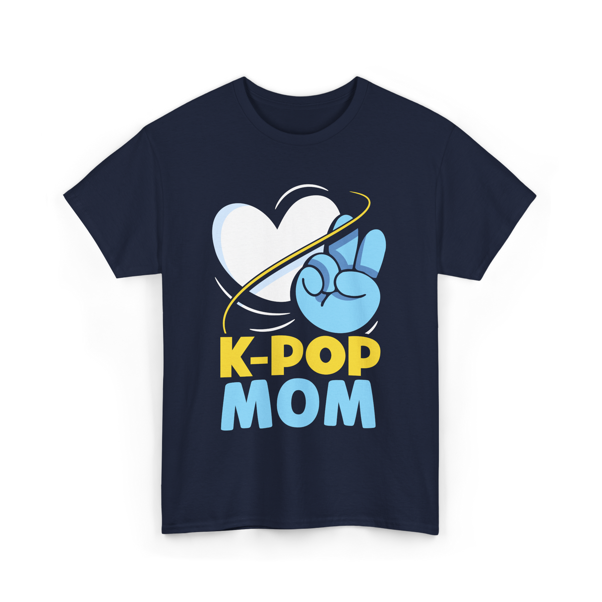 K-Pop Mom K-Pop Music T-Shirt - Navy