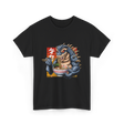 Kaiju Eating Ramen Monster Lover T-Shirt - Black