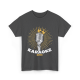 Karaoke King Singer Music T-Shirt - Dark Heather