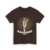 Karaoke King Singer Music T-Shirt - Dark Chocolate