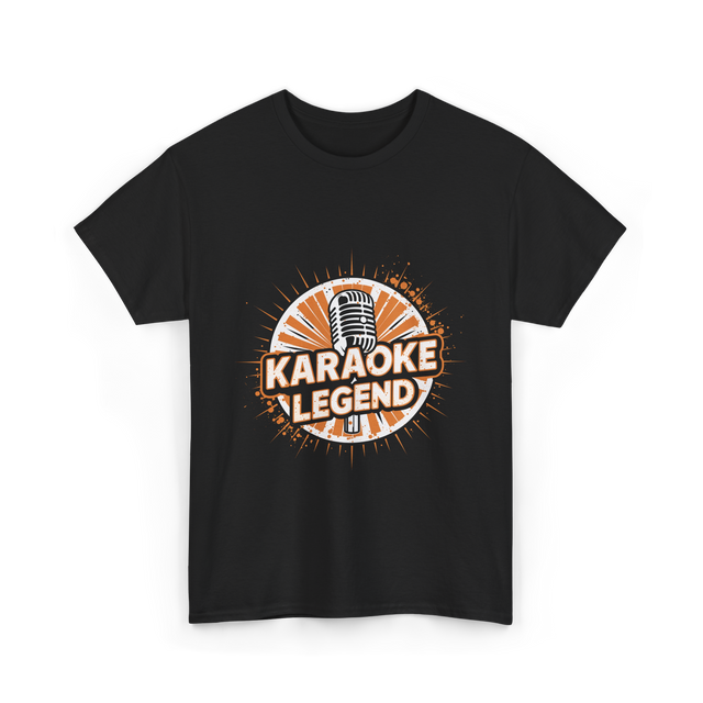 Karaoke Legend Karaoke Music T-Shirt - Black