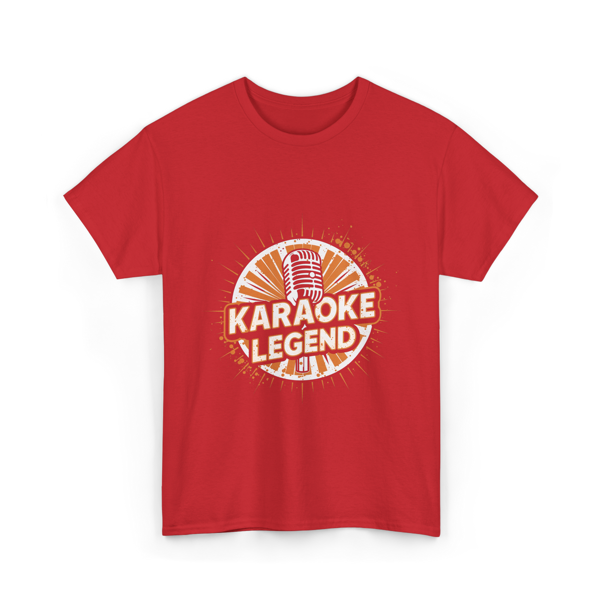 Karaoke Legend Karaoke Music T-Shirt - Red