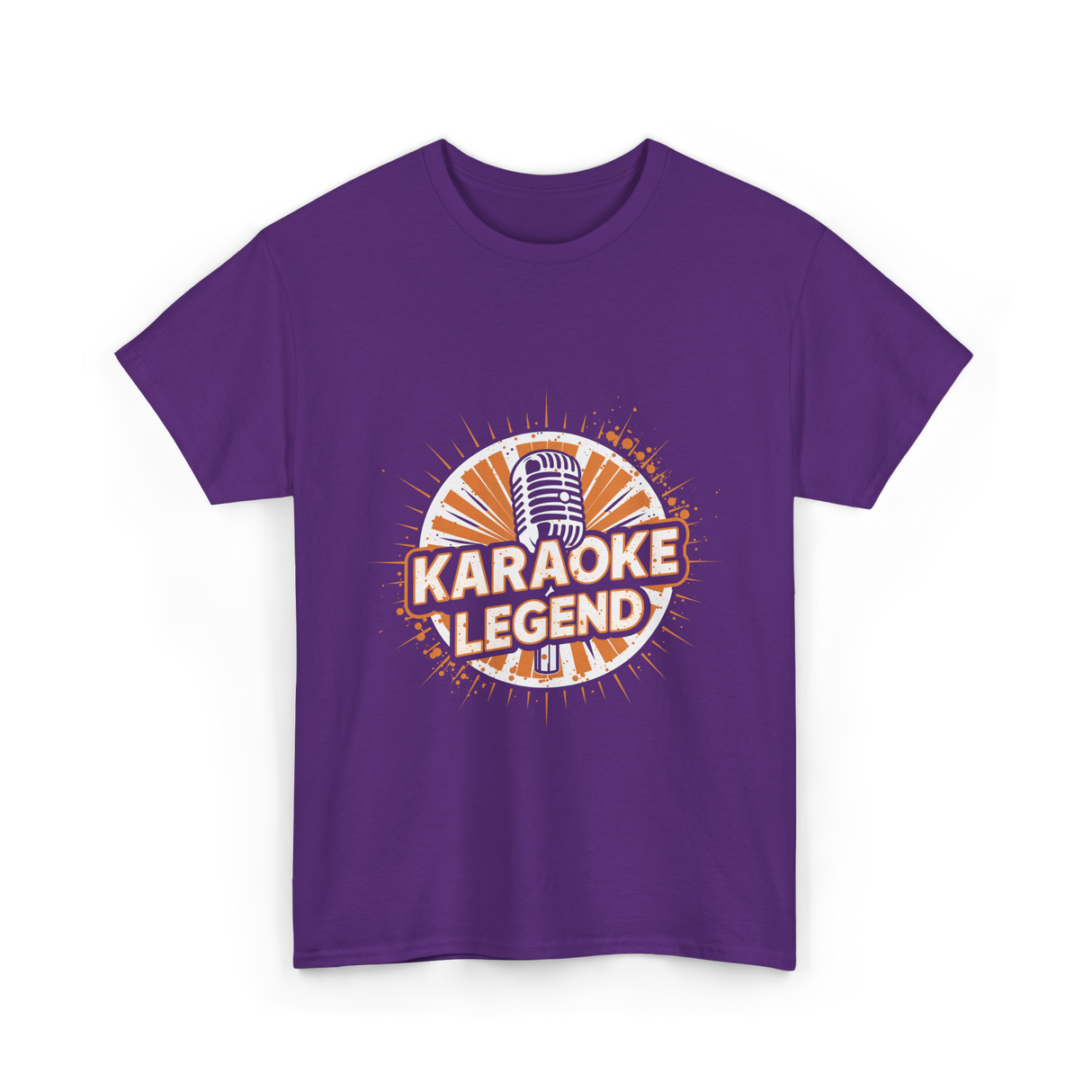 Karaoke Legend Karaoke Music T-Shirt - Purple