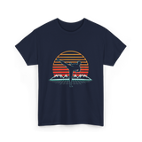 Karate Retro Style Karate T-Shirt - Navy