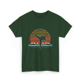 Karate Retro Style Karate T-Shirt - Forest Green