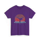 Karate Retro Style Karate T-Shirt - Purple