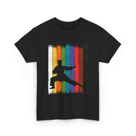 Karate Silhouette Martial Arts T-Shirt - Black