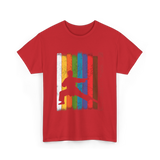 Karate Silhouette Martial Arts T-Shirt - Red