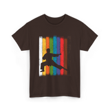 Karate Silhouette Martial Arts T-Shirt - Dark Chocolate