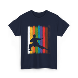 Karate Silhouette Martial Arts T-Shirt - Navy