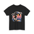 Kawaii Cat Japanese Art Cat T-Shirt - Black