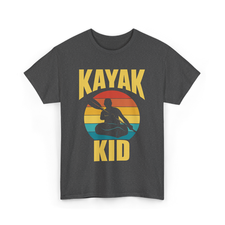 Kayak Kid Kayaking Adventure T-Shirt - Dark Heather